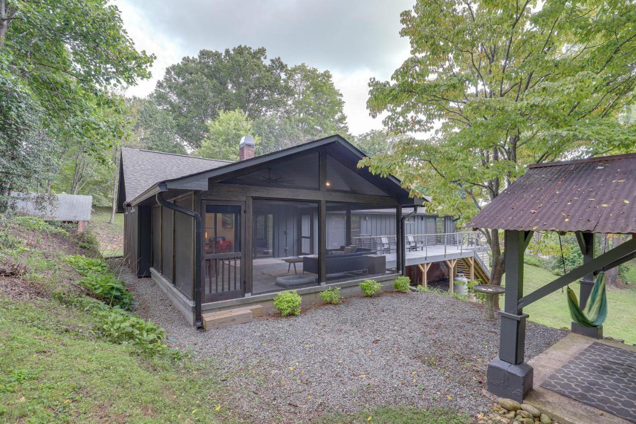 Brevard Retreat Fireplace, Deck And Screened Porch! Villa Esterno foto