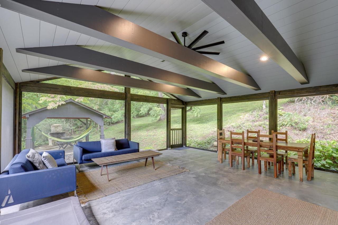 Brevard Retreat Fireplace, Deck And Screened Porch! Villa Esterno foto